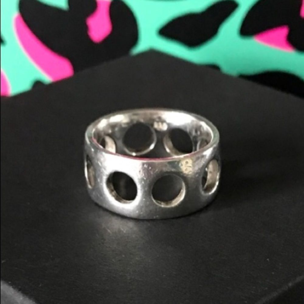Silver Dots Ring - Picture 2 of 6